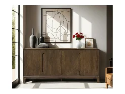 CORTE-Aparador de 190 cm en madera maciza cepillada