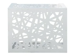 Cubierta de aire acondicionado de aluminio blanco ARTIST M L86 x P44 x H68 cm