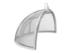 Cubierta SucceBuy de Protección Antichispas para Hogar Redondo de Leña de 76.2cm en Acero Inoxidable, Accesorios Redondos para Anillo de Hogar al Aire Libre