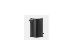 Cubo de Basura con Pedal Brabantia Newicon 5L Negro Mate Anti-Olor Higiénico