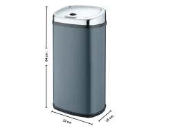 Cubo de basura de cocina automático 42L LARGO