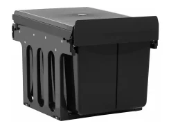Cubo de basura de cocina extraíble con mecanismo de cierre suave 48 litros negro 02_0006109