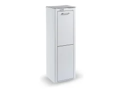 Cubo de basura para la cocina - Cubo de reciclaje - 2 compartimentos de 20L - CUBEK