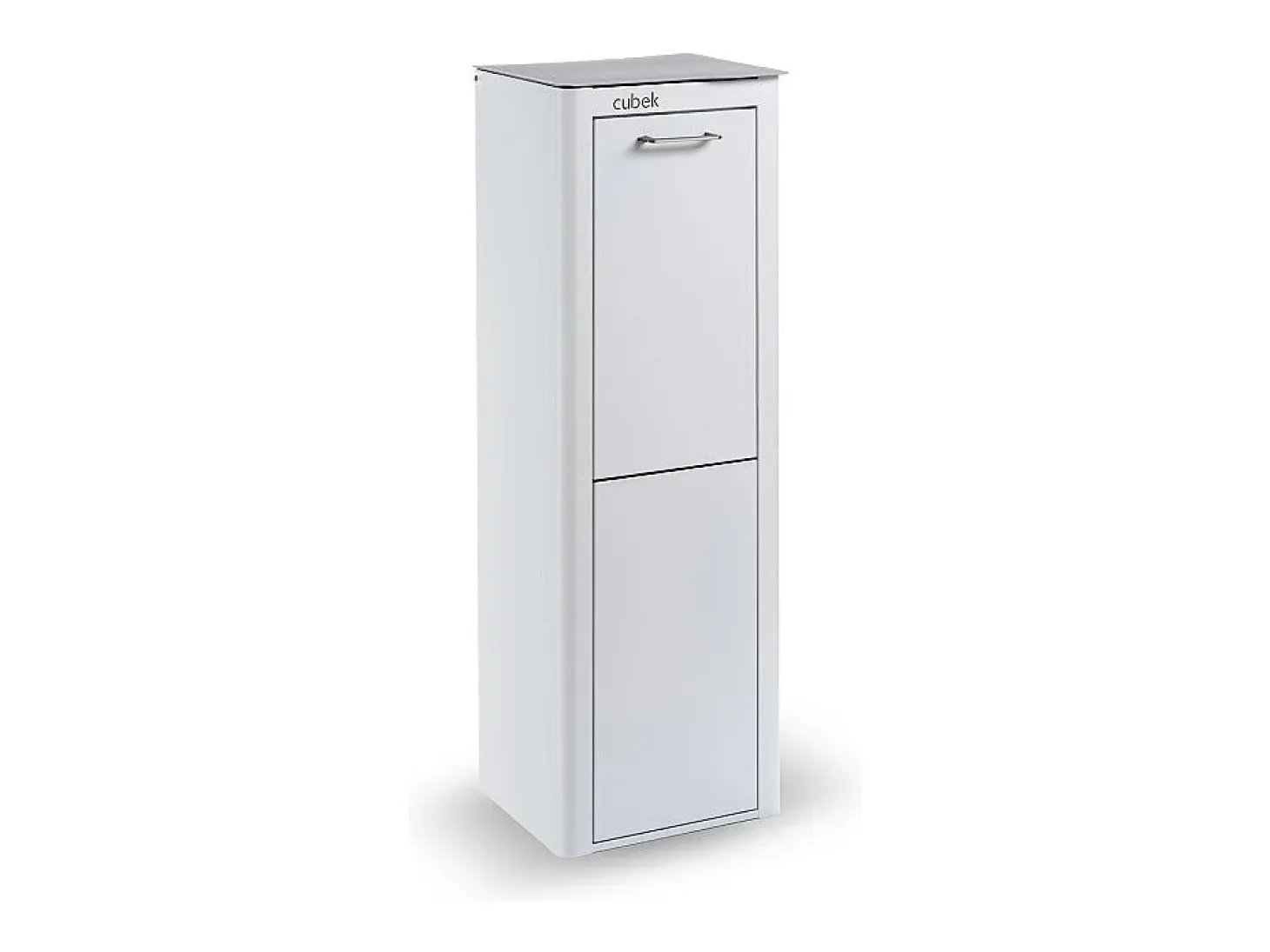 Cubo de basura para la cocina - Cubo de reciclaje - 2 compartimentos de 20L - CUBEK