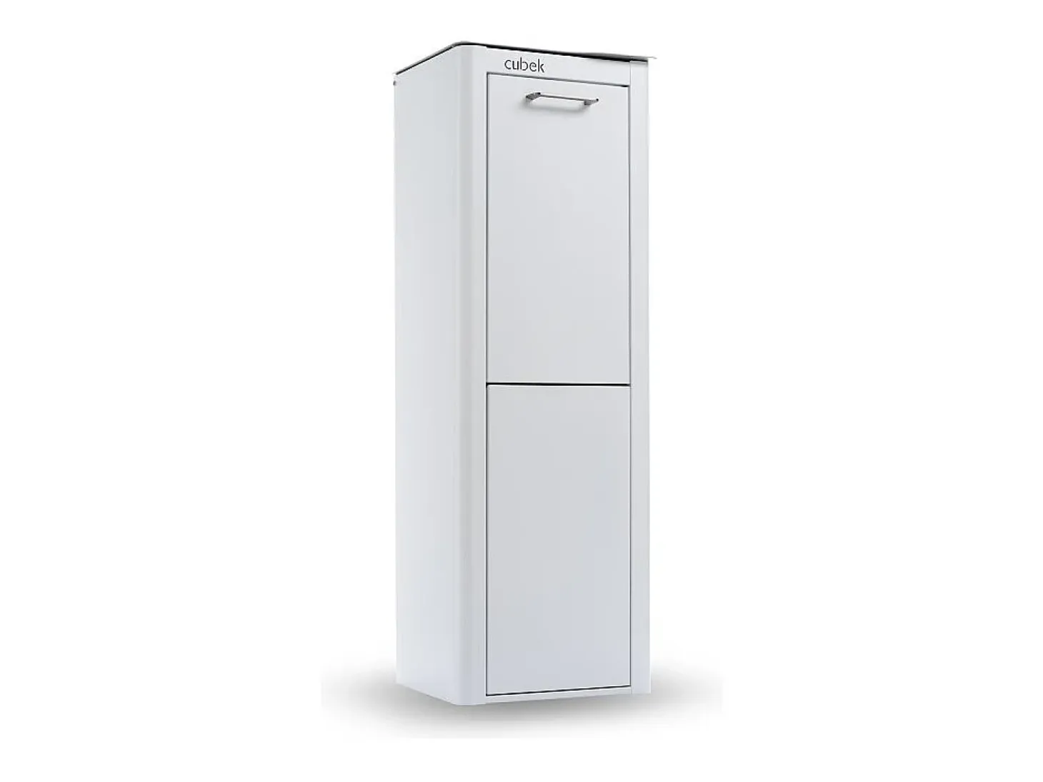 Cubo de basura para la cocina - Cubo de reciclaje - 2 compartimentos de 20L - CUBEK