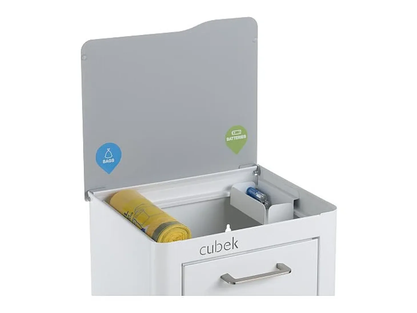 Cubo de basura para la cocina - Cubo de reciclaje - 2 compartimentos de 20L - CUBEK