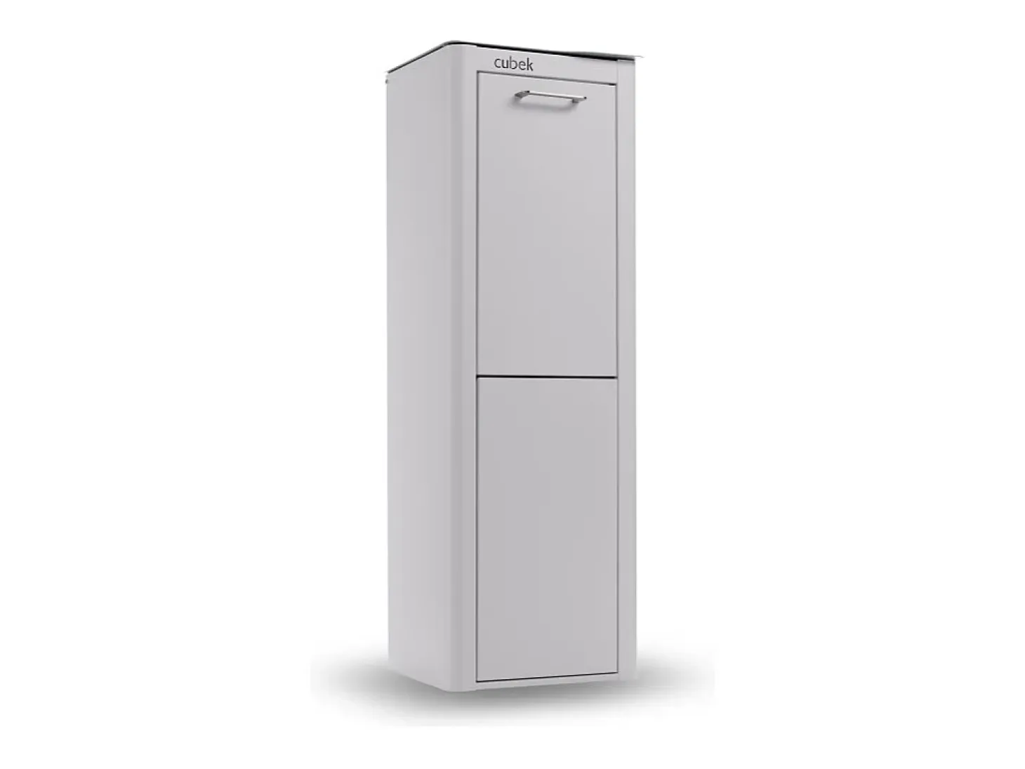 Cubo de basura para la cocina - Cubo de reciclaje - 2 compartimentos de 20L - CUBEK