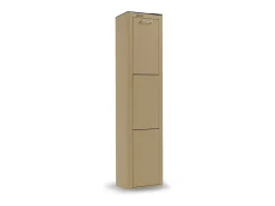 Cubo de basura para la cocina - Cubo de reciclaje - 3 compartimentos de 20L - CUBEK