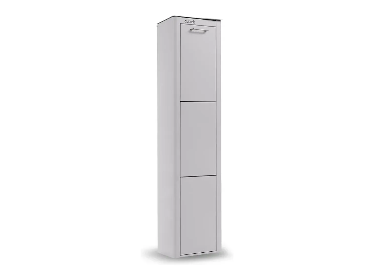 Cubo de basura para la cocina - Cubo de reciclaje - 3 compartimentos de 20L - CUBEK