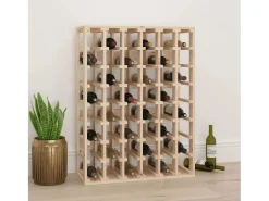 Darnir Botellero madera maciza de pino 70x33x94 cm