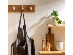 Delantal con Bolsillo Atmosphera Negro Algodón (60 x 80 cm)