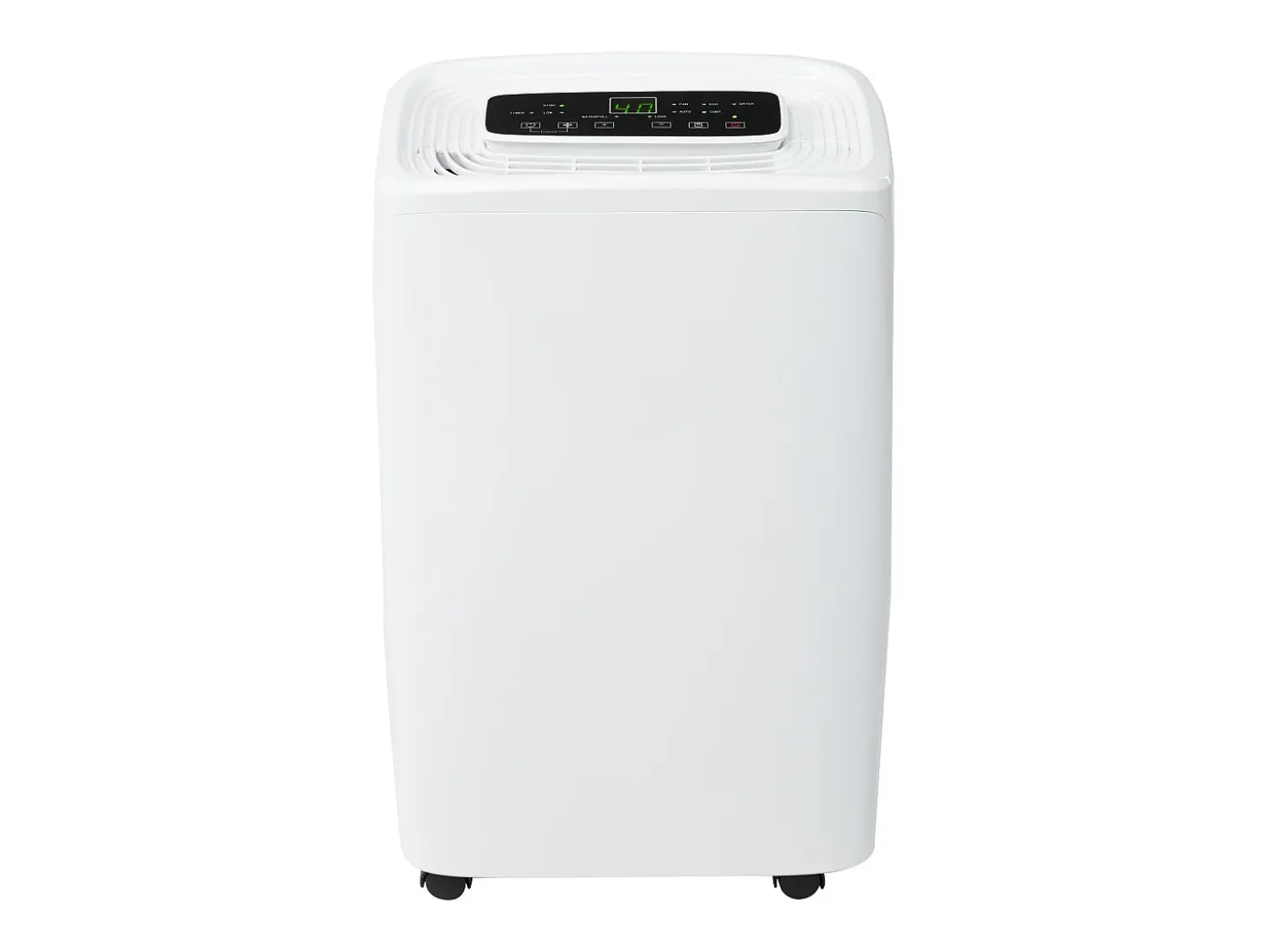 Deshumidificador de 12 L con depósito de agua de 1,5 L - Pantalla LED y temporizador de 24 h - Blanco