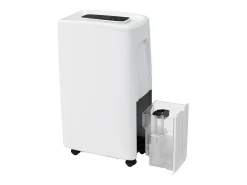 Deshumidificador de 12 L con depósito de agua de 1,5 L - Pantalla LED y temporizador de 24 h - Blanco