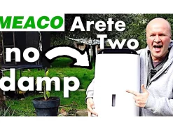 Deshumidificador MeacoDry Arete® Two 12L – silencioso, con app, filtro HEPA, secado rápido, bajo consumo, ideal para 1 a 3 habitaciones
