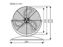 DESK2PROTECT SL, Ventilador de Mesa, CasaFan