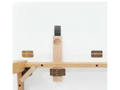 Dining Table Natural Solid Wood Rubber