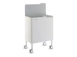 DON HIERRO - Cubo de basura ergonómico, funcional y elegante, 2 x 20 litros, ECOBOX NOA-