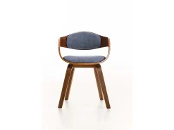 Dudeco Silla Berlim de Tela Nogal y azul