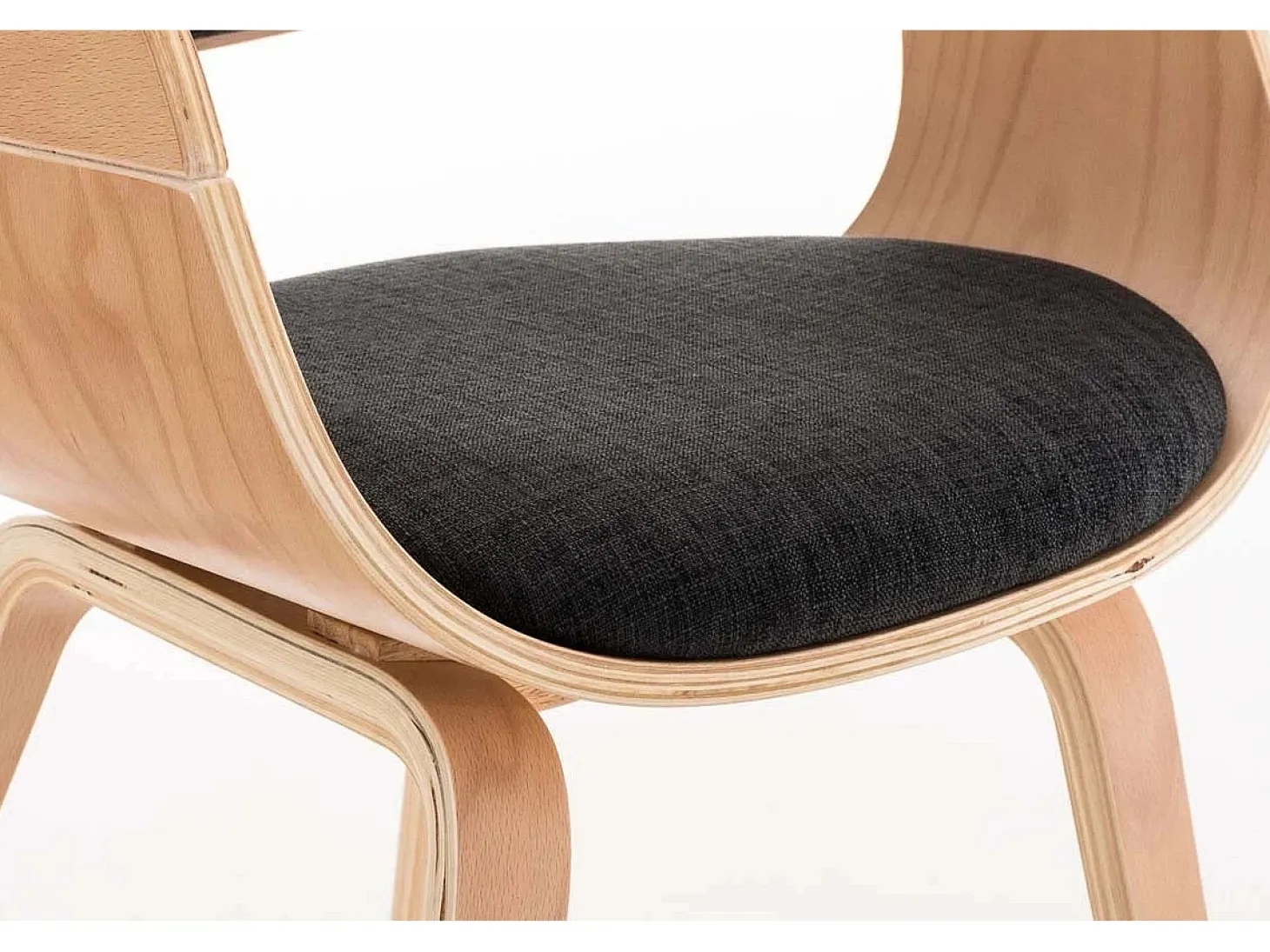 Dudeco Silla Berlim de Tela Roble y gris oscuro