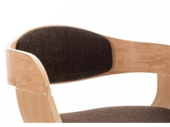 Dudeco Silla Berlim de Tela Roble y marrón