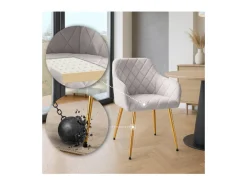 Dudeco Silla Bilbau Gold Gris claro