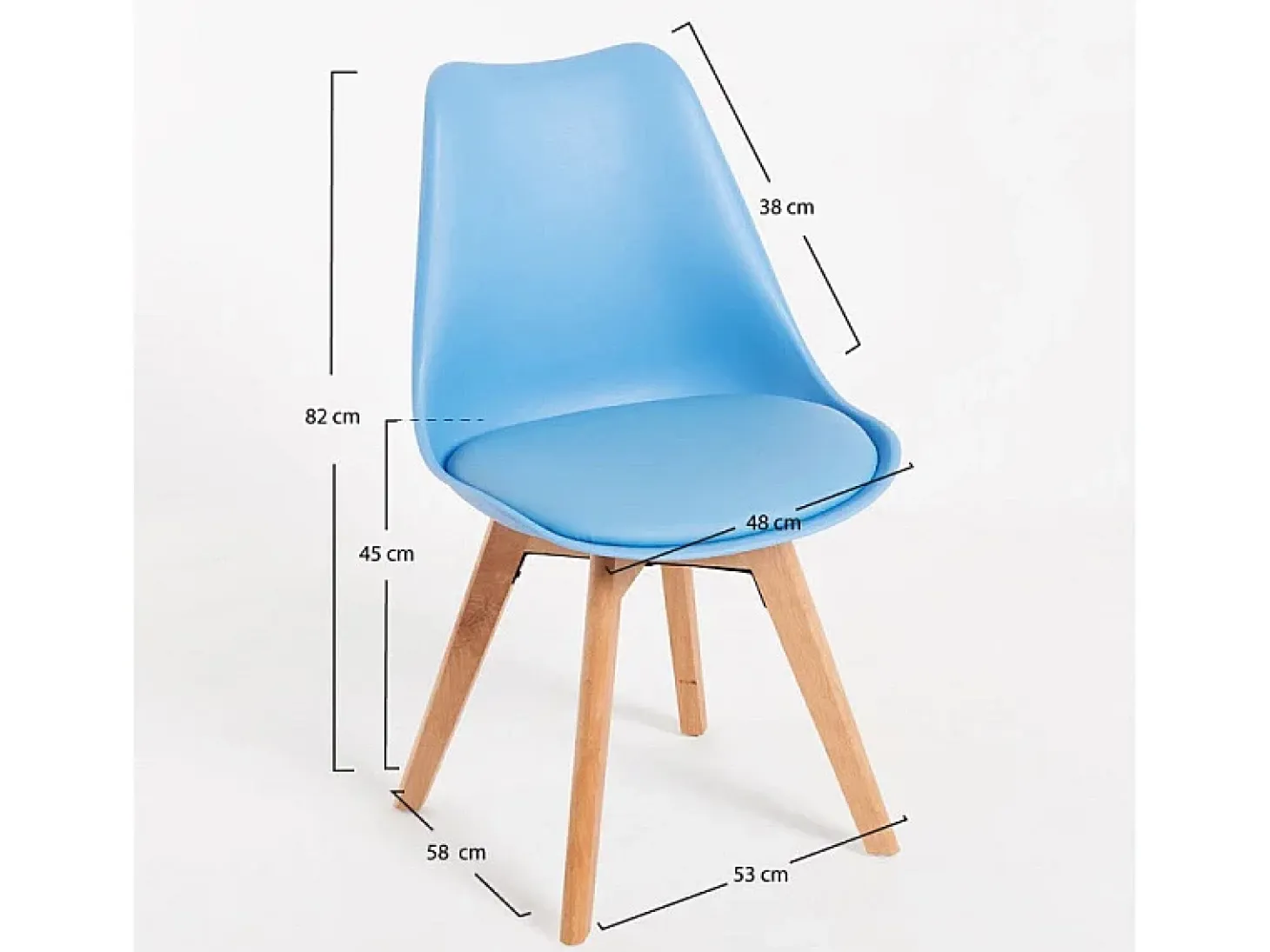 Dudeco Silla Skagen Basic azul cielo
