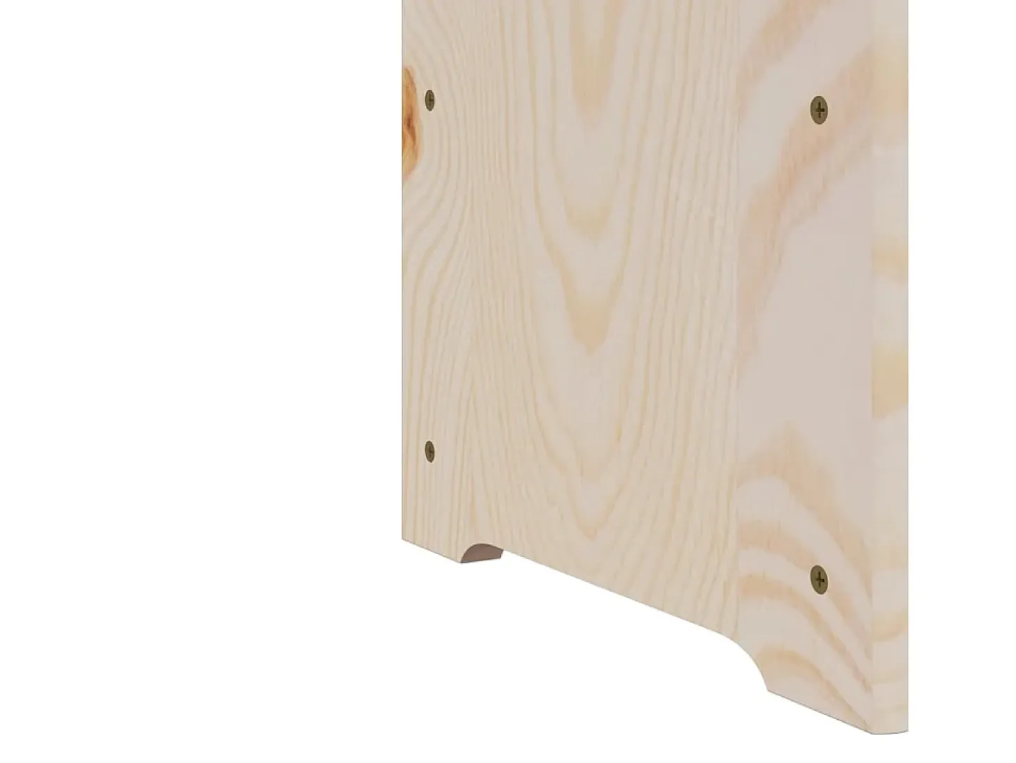 Eldon Botellero con tablero superior madera maciza pino 67,5x25x87 cm