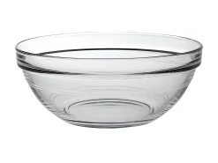 Ensaladera transparente apilable de vidrio templado resistente a los golpes - Lys 17cm 97cl Duralex