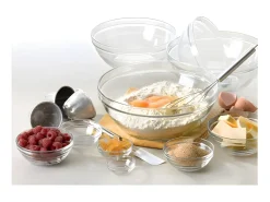 Ensaladera transparente apilable de vidrio templado resistente a los golpes - Lys 17cm 97cl Duralex