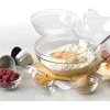 Ensaladera transparente apilable de vidrio templado resistente a los golpes - Lys 26cm 345cl Duralex