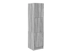 Escritorio con almacenaje 2 piezas Sonoma gris 102 x 50 x 124 cm