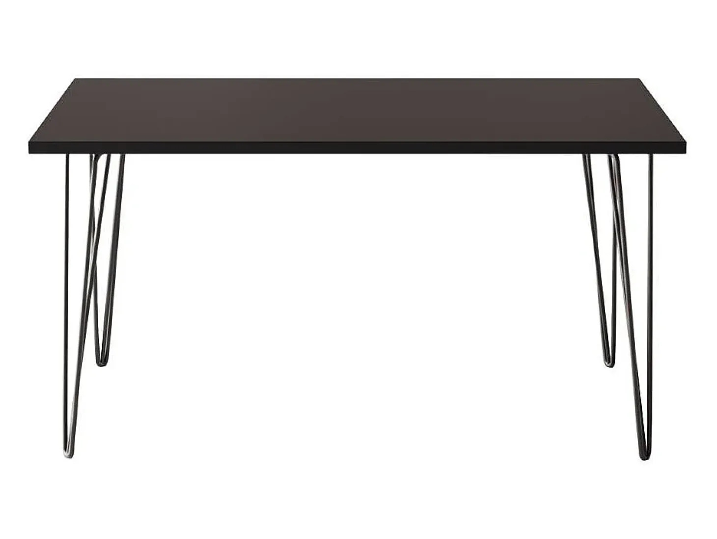 Escritorio VOSS 138 x 68 cm para oficina, despacho, taller Negro
