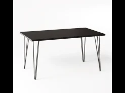 Escritorio VOSS 138 x 68 cm para oficina, despacho, taller Negro