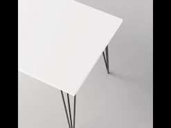 Escritorio VOSS 138 x 68 cm para oficina, despacho, taller Blanco
