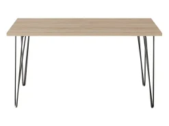 Escritorio VOSS 138 x 68 cm para oficina, despacho, taller Roble Sonoma