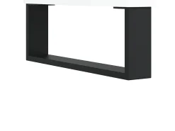 Estantería madera de ingeniería blanco brillo 69,5x32,5x90 cm