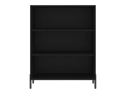 Estantería negra 69,5x32,5x90 cm madera de ingeniería
