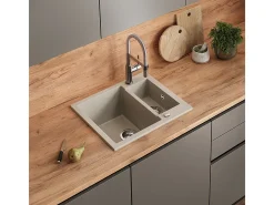 Fregadero beige 58x50x28 prag