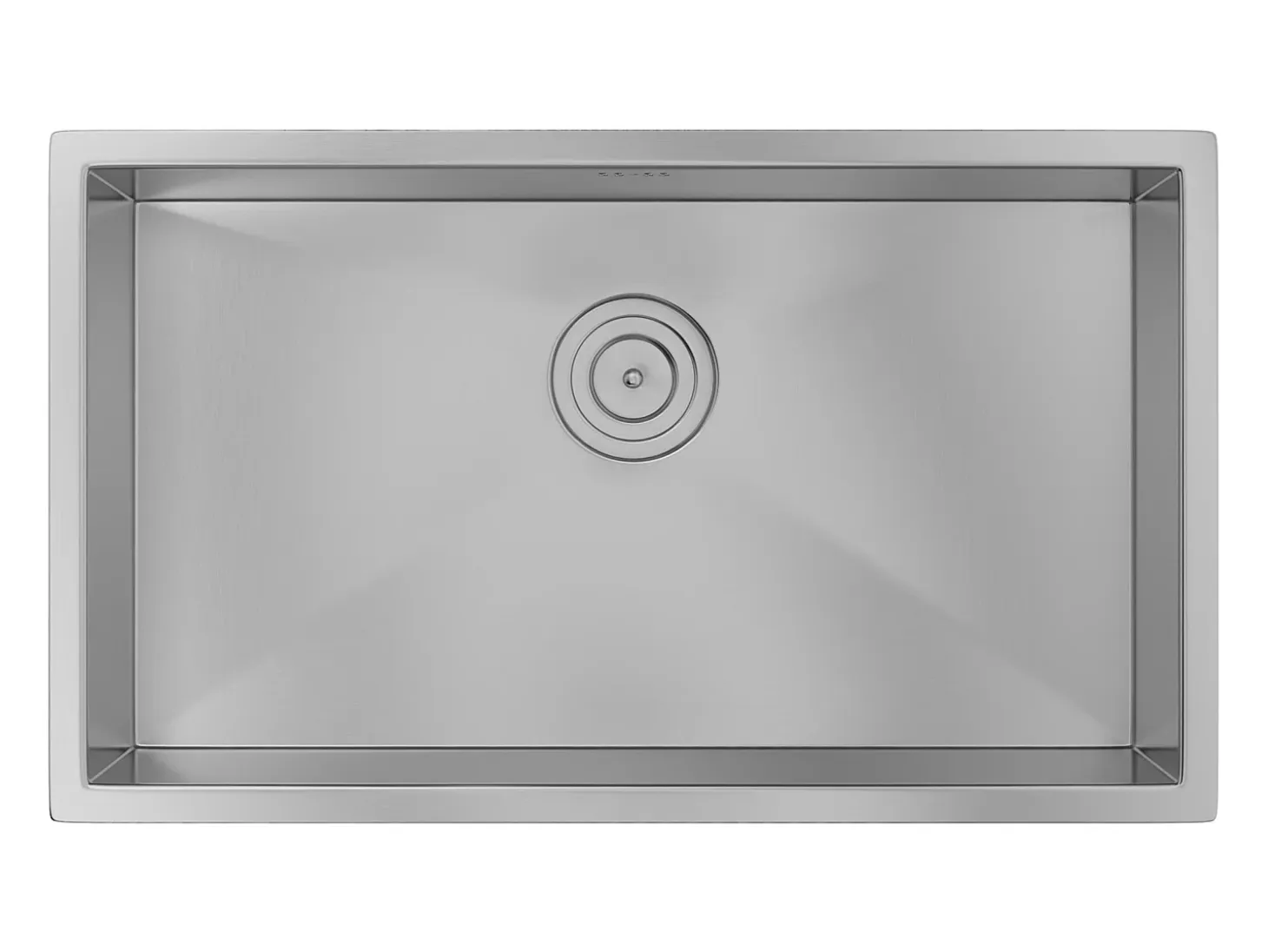 Fregadero de acero inoxidable - 76x45 cm - Gris - SOELA