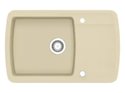 Fregadero de cocina de granito con un seno beige ES771783