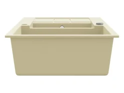 Fregadero de cocina de granito con dos senos beige ES105986