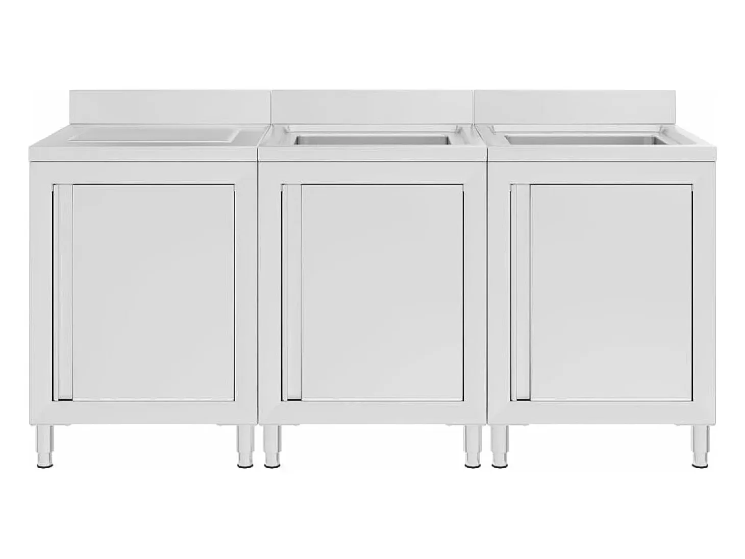 Fregadero de cocina industrial 180 x 60 x 96 cm acero inoxidable 02_0000720