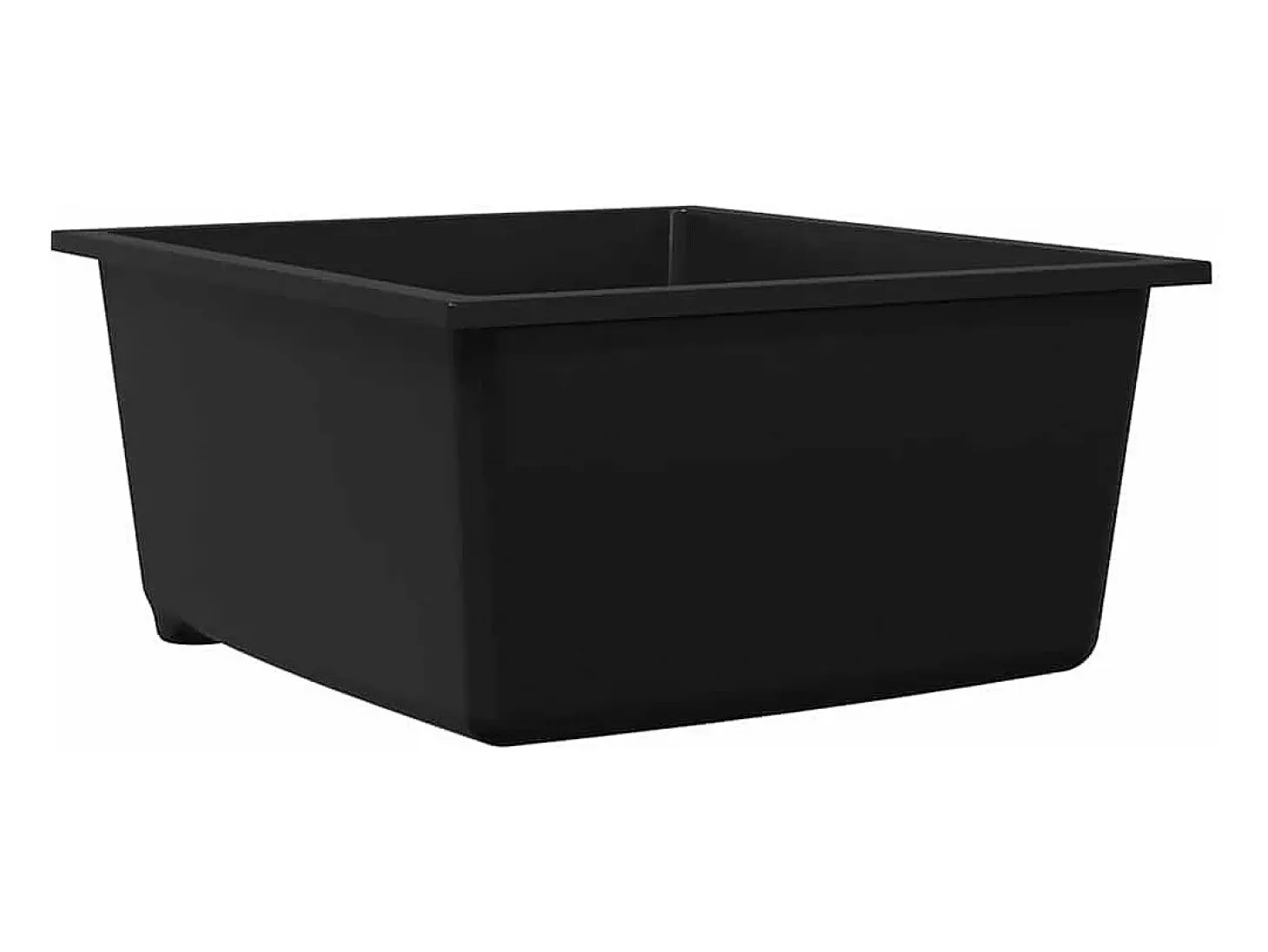 Fregadero de cocina negro 38 x 44 x 20 cm Granito
