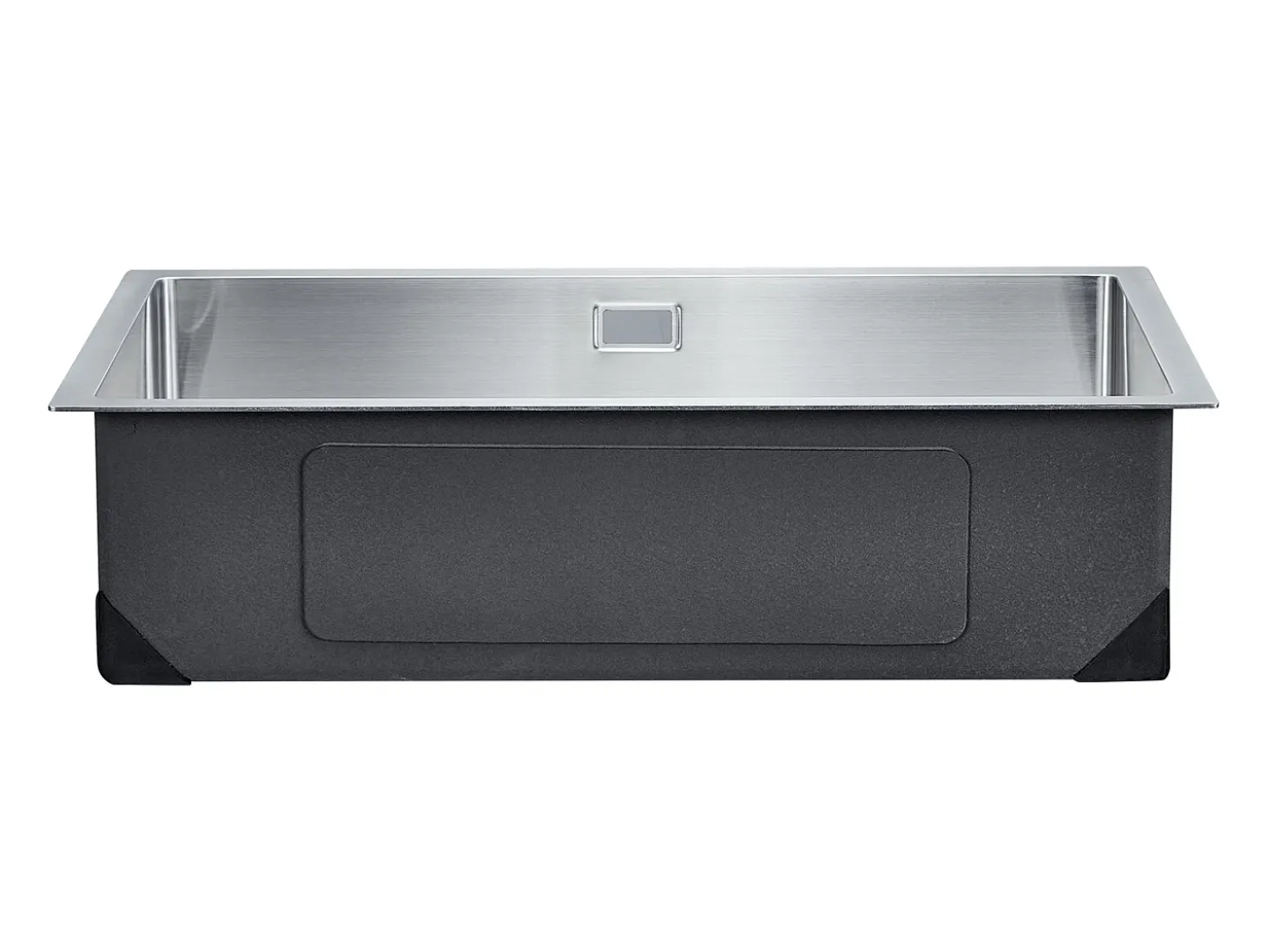 Fregadero de Cocina SucceBuy Fregadero de Cocina de 70 cm, de un Seno y Bajo Encimera, de Acero Inoxidable