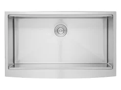 Fregadero de Cocina SucceBuy Estilo Rústico, de Acero Inoxidable 304, de un Solo Seno, 76 x 56 x 23 Cm