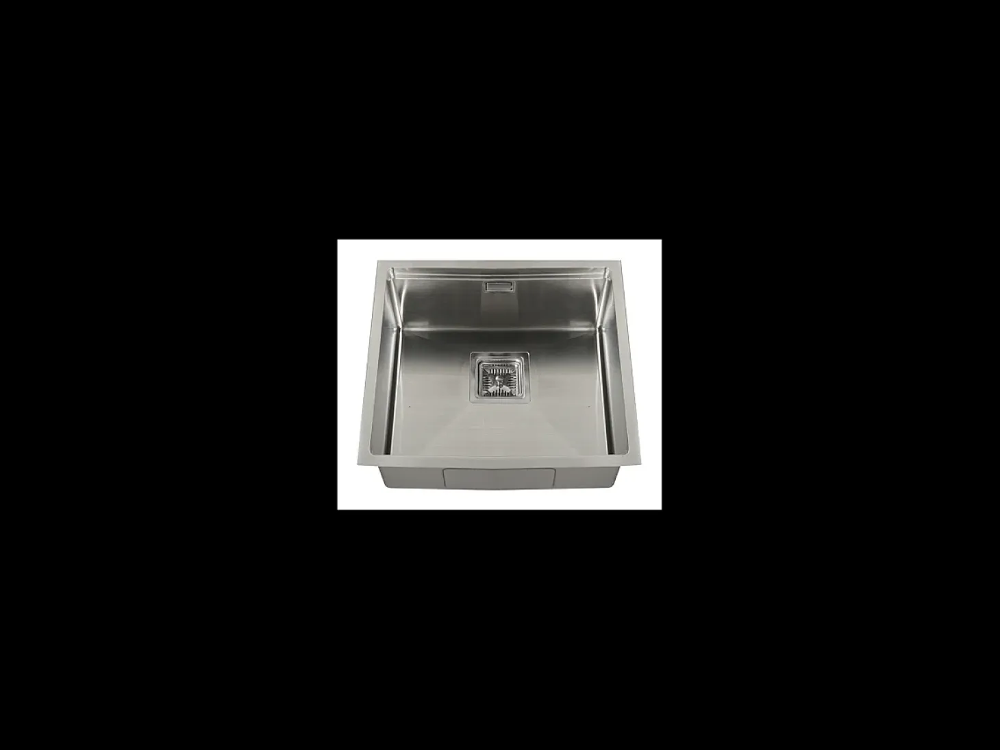 Fregadero de un seno en inox con bandeja Laos, 21,5 cm(alto) 49 cm(ancho) 44 cm(largo)