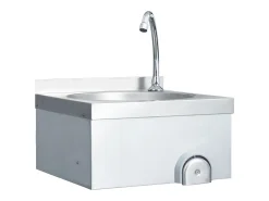 Fregadero lavamanos con grifo y dispensador de jabón acero inox ES439437