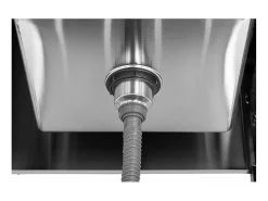 Fregadero profesional de un seno 49 x 42 x 24 cm acero inoxidable 14_0000163