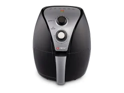Freidora de aire Alpina 3,2L 1500W temporizador inox/negro