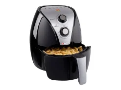 Freidora de aire Alpina 3,2L 1500W temporizador inox/negro